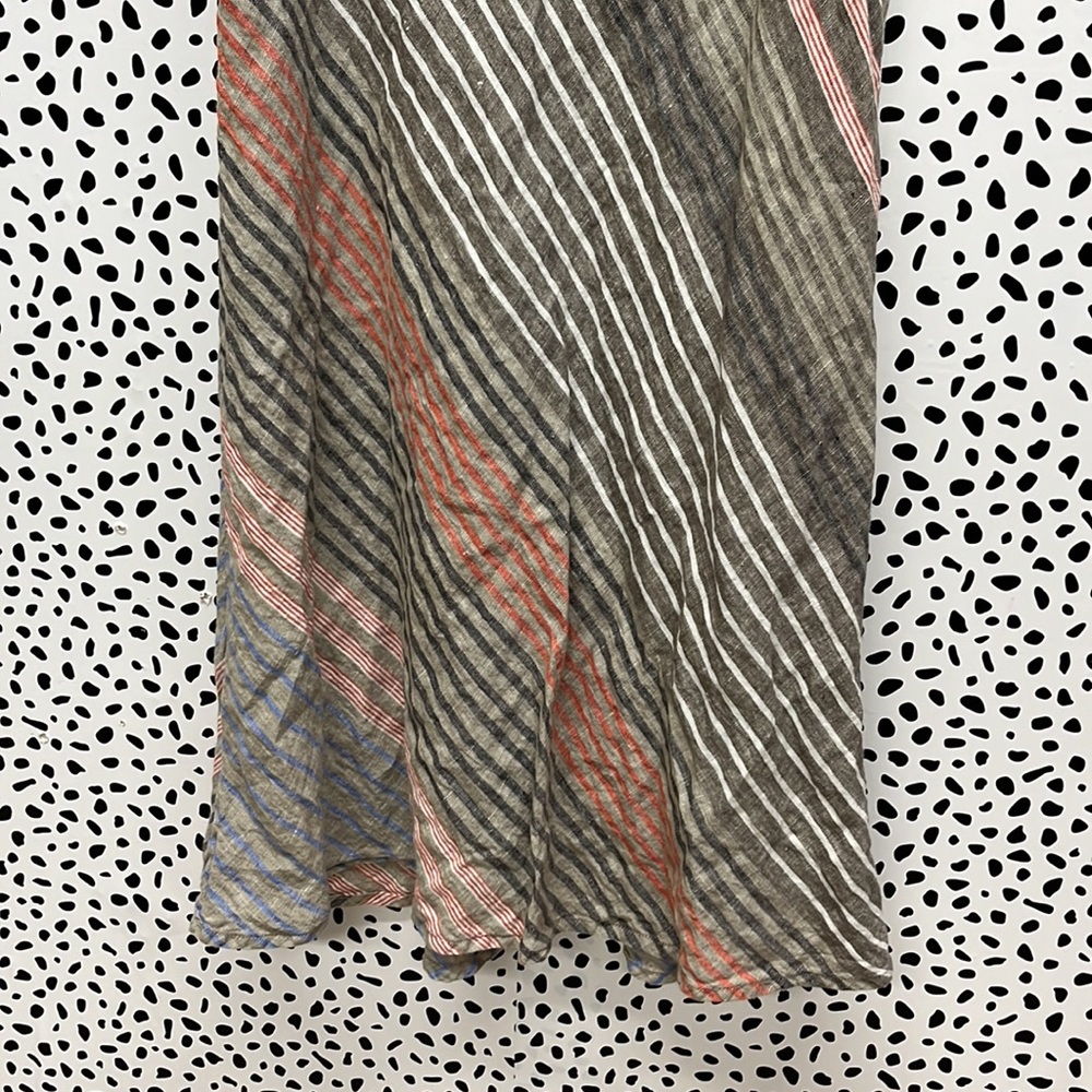 Flax Striped Mini Dress - Multicolor - Picture 3 of 6